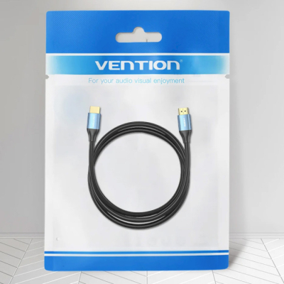   HDMI to HDMI 2.0m V2.0 4K 60Hz Aluminum Alloy Blue Vention (ALHSH) -  2