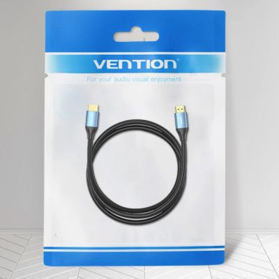   HDMI to HDMI 5.0m V2.0 4K 60Hz Aluminum Alloy Blue Vention (ALHSJ) -  2