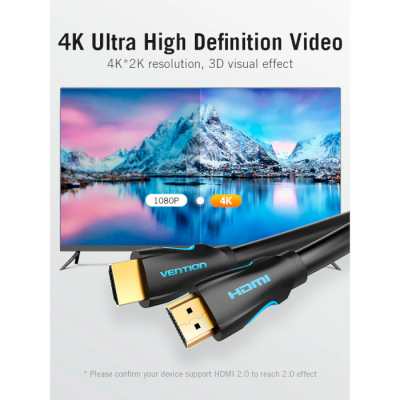   HDMI to HDMI 15.0m V2.0 4K 30Hz PVC Vention (VAA-M02-B1500) -  7