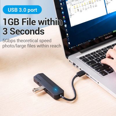  Vention USB 3.0 to 3USB 3.0/2TRS Audio/USB Micro 1.0m (CHIBF) -  7