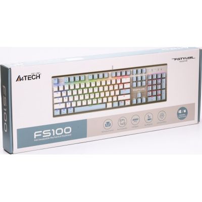  A4Tech FS100 RGB FS Switch USB Icy Blue (4711422004069) -  10