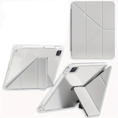    BeCover Ultra Slim Origami Transparent Apple iPad Pro 11" M4 2024 Gray (711690) -  2