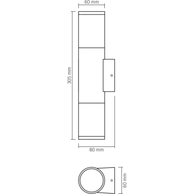  Videx  IP54 2xGU10 (VL-AR092B) -  6