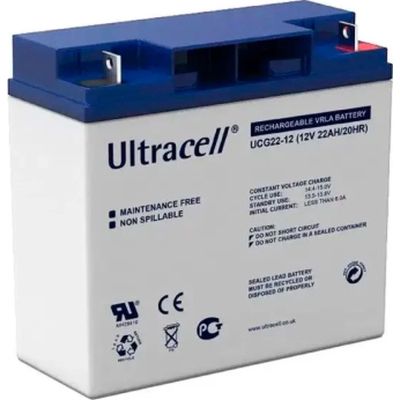       Ultracell 12V-20Ah, GEL (UCG20-12) -  1