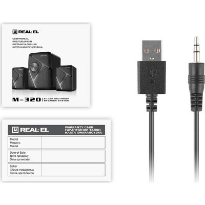   REAL-EL M-320 Black (EL121300014) -  7