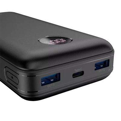   Canyon PB-2002 20000mAh, PD/20W, QC/3.0, Black (CNE-CPB2002B) -  3