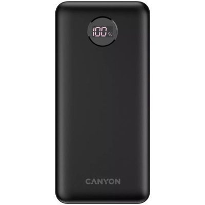   Canyon PB-2002 20000mAh, PD/20W, QC/3.0, Black (CNE-CPB2002B) -  1