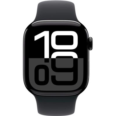 - Apple Watch Series 10 GPS 42mm Jet Black Aluminium Case with Black Sport Band - S/M (MWWE3QH/A) -  2