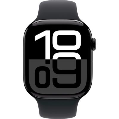 - Apple Watch Series 10 GPS 46mm Jet Black Aluminium Case with Black Sport Band - M/L (MWWQ3QH/A) -  2