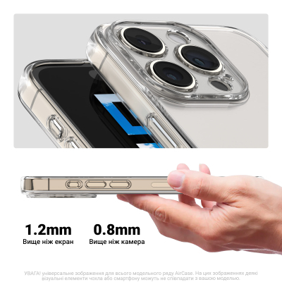     Armorstandart Air OnePlus Nord 4 Camera cover Clear (ARM80285) -  3