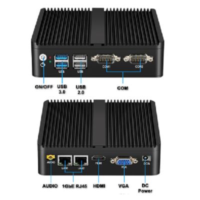   Syncotek GOLE BOX-1 J4125/8GB/128GB SSD/USBx4/RS232x2/LANx2VGA/HDMI (S-PC-0089) -  1