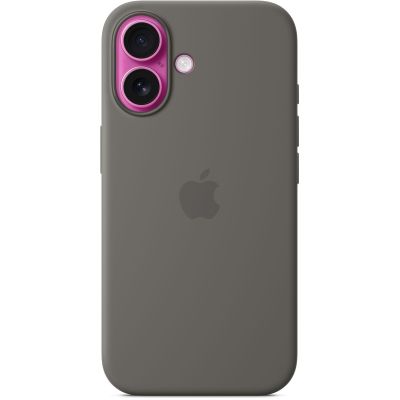     Apple iPhone16 Silicone Case with MagSafe - Stone Gray (MYY33ZM/A) -  4