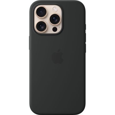     Apple iPhone16 Pro Silicone Case with MagSafe - Black (MYYJ3ZM/A) -  1