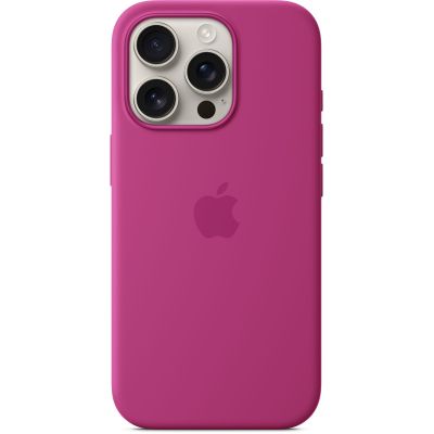     Apple iPhone16 Pro Silicone Case with MagSafe - Fuchsia (MYYN3ZM/A) -  3