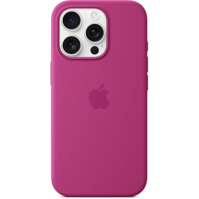     Apple iPhone16 Pro Silicone Case with MagSafe - Fuchsia (MYYN3ZM/A) -  4