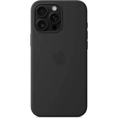     Apple iPhone16 Pro Max Silicone Case with MagSafe - Black (MYYT3ZM/A) -  4