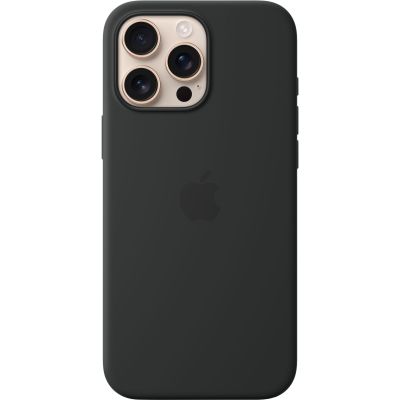     Apple iPhone16 Pro Max Silicone Case with MagSafe - Black (MYYT3ZM/A) -  1