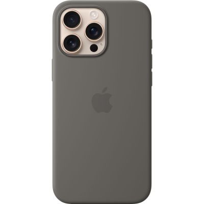     Apple iPhone16 Pro Max Silicone Case with MagSafe - Stone Gray (MYYV3ZM/A) -  1