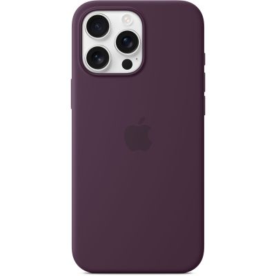     Apple iPhone16 Pro Max Silicone Case with MagSafe - Plum (MYYW3ZM/A) -  3