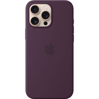     Apple iPhone16 Pro Max Silicone Case with MagSafe - Plum (MYYW3ZM/A) -  1