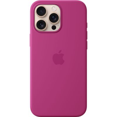     Apple iPhone16 Pro Max Silicone Case with MagSafe - Fuchsia (MYYX3ZM/A) -  1