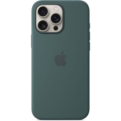     Apple iPhone16 Pro Max Silicone Case with MagSafe - Lake Green (MA7V4ZM/A) -  2