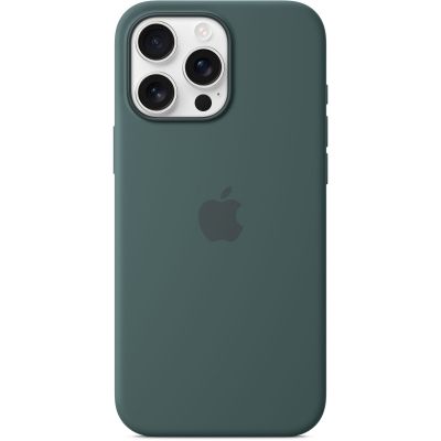     Apple iPhone16 Pro Max Silicone Case with MagSafe - Lake Green (MA7V4ZM/A) -  3