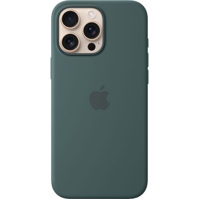     Apple iPhone16 Pro Max Silicone Case with MagSafe - Lake Green (MA7V4ZM/A) -  1