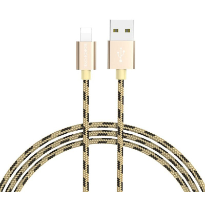   USB 2.0 AM to Lightning 1.0m 2.4A Gold BOROFONE (BX24LG) -  1