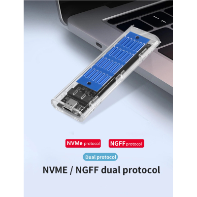   Dynamode M.2 SSD NVMe/SATA combo - USB3.2 GEN2 Type-C (DM-CAD-SSD09) -  10