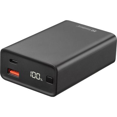   (Power Bank) Sandberg PD 20000mAh 65W, (420-95), Type-C PD, USB QC 3.0 -  1