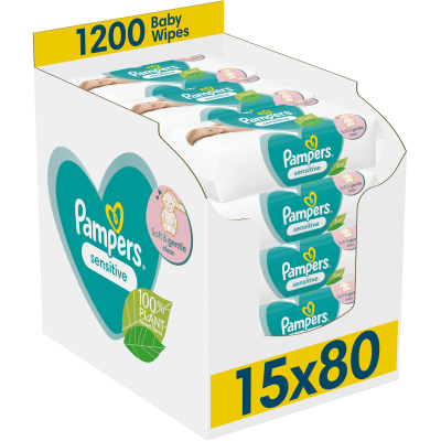    Pampers Sensitive 15 x 80 . (8001841063188) -  1