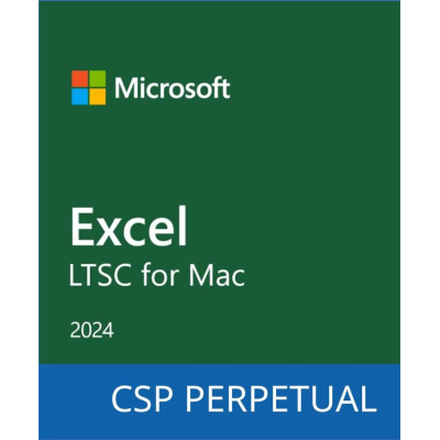   Microsoft Excel LTSC for Mac 2024 Commercial Software, Perpetual (DG7GMGF0PN5G_0001) -  1