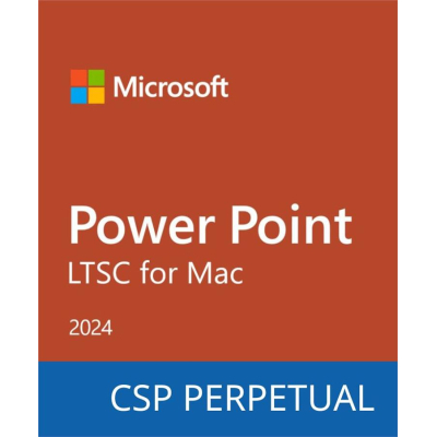   Microsoft PowerPoint LTSC for Mac 2024 Commercial Software, Perpetual (DG7GMGF0PN46_0002) -  1