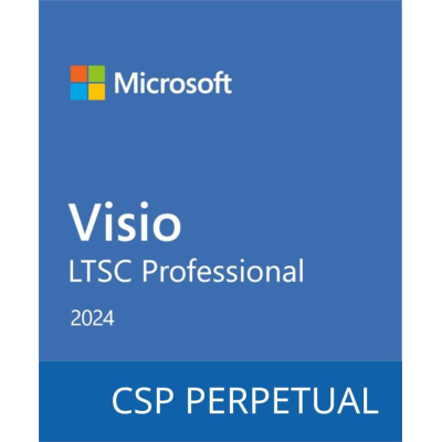   Microsoft Visio LTSC Professional 2024 Commercial Software, Perpetual (DG7GMGF0PN43_0002) -  1