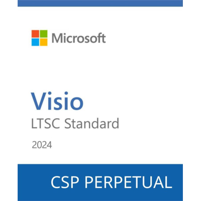   Microsoft Visio LTSC Standard 2024 Commercial Software, Perpetual (DG7GMGF0PN42_0002) -  1