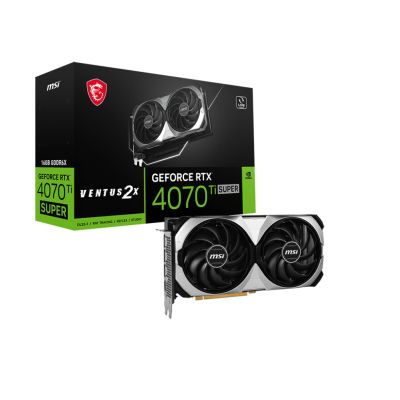  MSI GeForce RTX4070Ti SUPER 16Gb VENTUS 2X (RTX 4070 Ti SUPER 16G VENTUS 2X) -  6