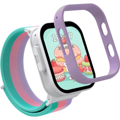 - Gelius Pro GP-PK008 (Rainbow) White Kids smart watch with GPS/4G (Pro GP-PK008 (Rainbow) White) -  1