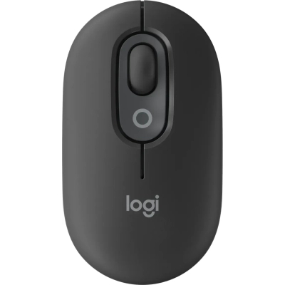  Logitech POP Mouse With Emoji Bluetooth Graphite (910-007412) -  1