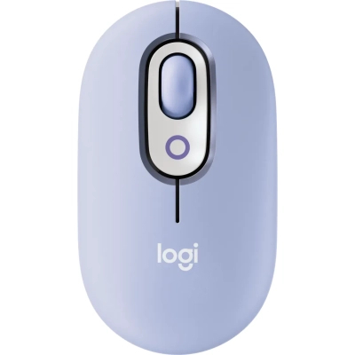  Logitech POP Mouse With Emoji Bluetooth Lilac (910-007414) -  1