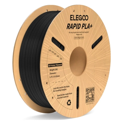   3D- ELEGOO Rapid PLA Plus 1, 1.75, black (50.203.0114) -  1