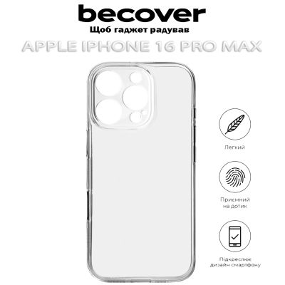     BeCover Apple iPhone 16 Pro Max Transparancy (712281) -  6