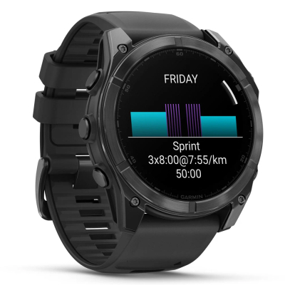 - Garmin fenix 8 51mm, AMOLED, Glass/SS, SlateGray Steel/Black,BlkBnd, GPS (010-02905-00) -  3