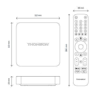  THOMSON Streaming Box 240 4K UHD (223489) -  2