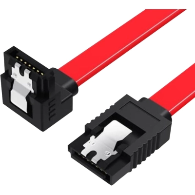     SATA 3.0 7pin F/F 0.5m L Red Vention (KDDRD) -  1