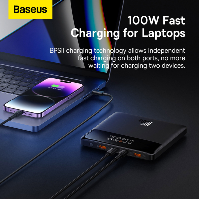   Baseus Blade 20000mAh 100W OE, black (PPBL000301) -  12