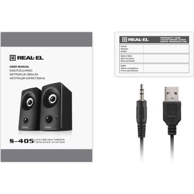   REAL-EL S-405 USB Black (EL121100016) -  8