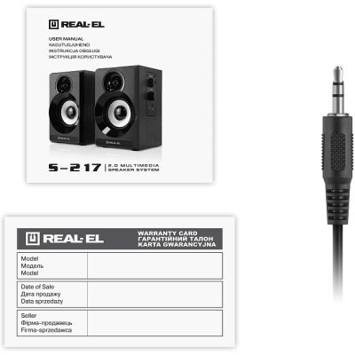   REAL-EL S-217 Black (EL121200013) -  9