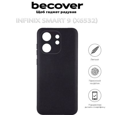     BeCover Infinix Smart 9 (X6532) Black (712495) -  6