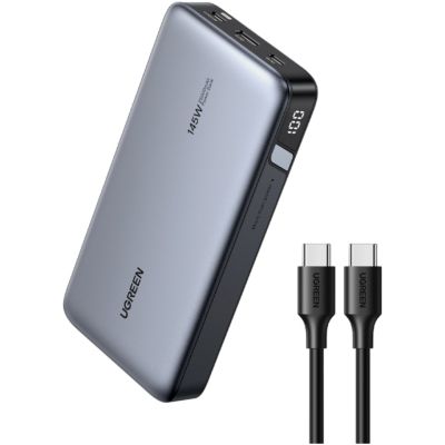   Ugreen 25000mAh 145W Two-way PD 3.1 grey (PB205) -  1